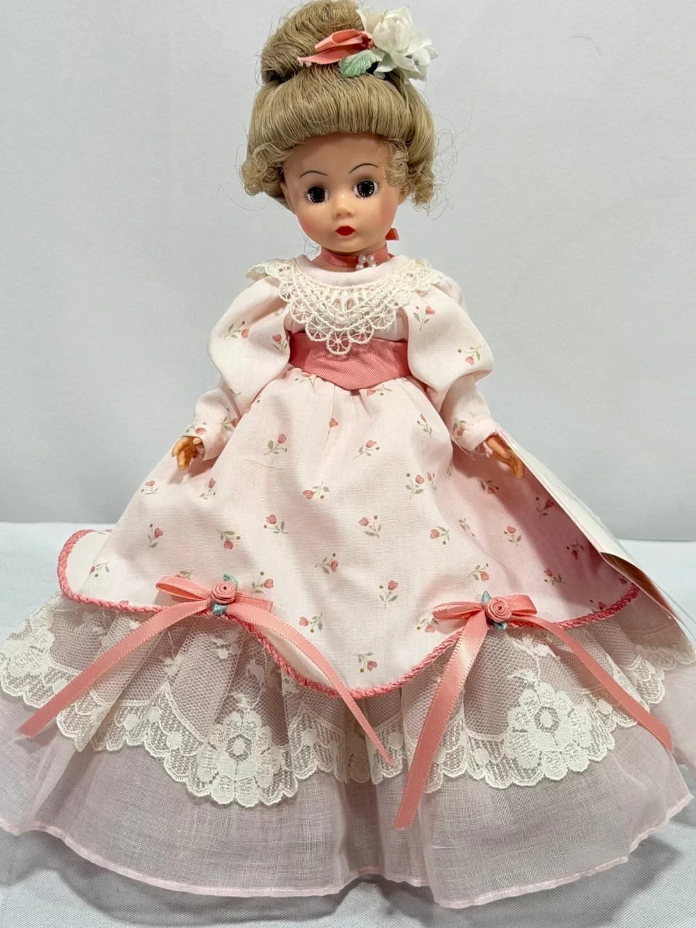 Madame Alexander Doll Mrs Darling Portrettes Peter Pan  Pink Dress 10” With Box